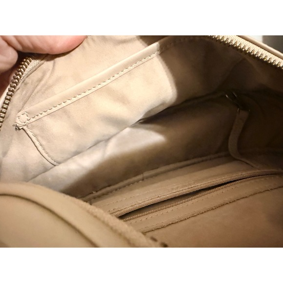 ANDAR Waymaker Cream Tan Crossbody Bag with Green Strap EUC - Picture 7 of 7